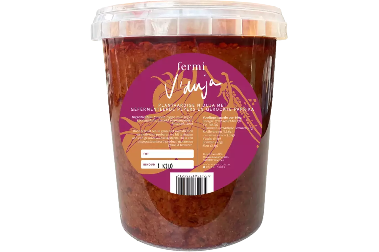 Plantaardige v duja pot 1kg kist 10 stuks